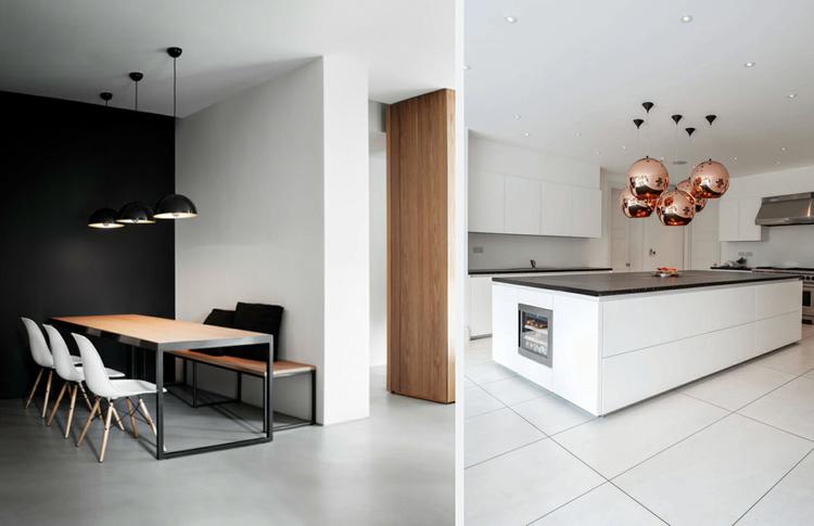 Мінімалістичний дизайн інтер'єру світильників