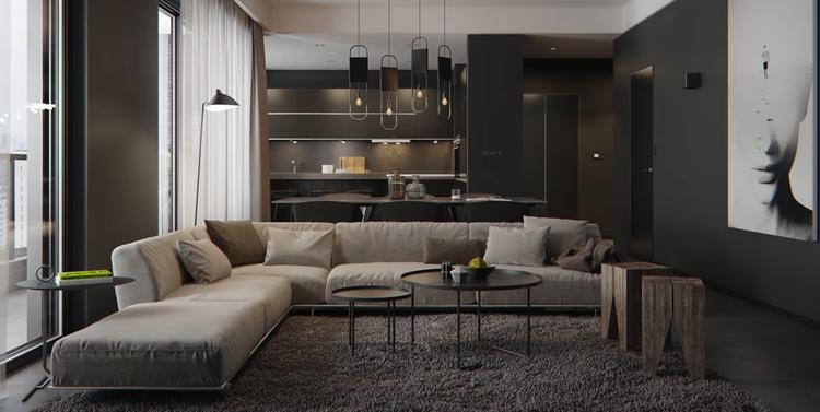 Сірий колір в інтерєрі